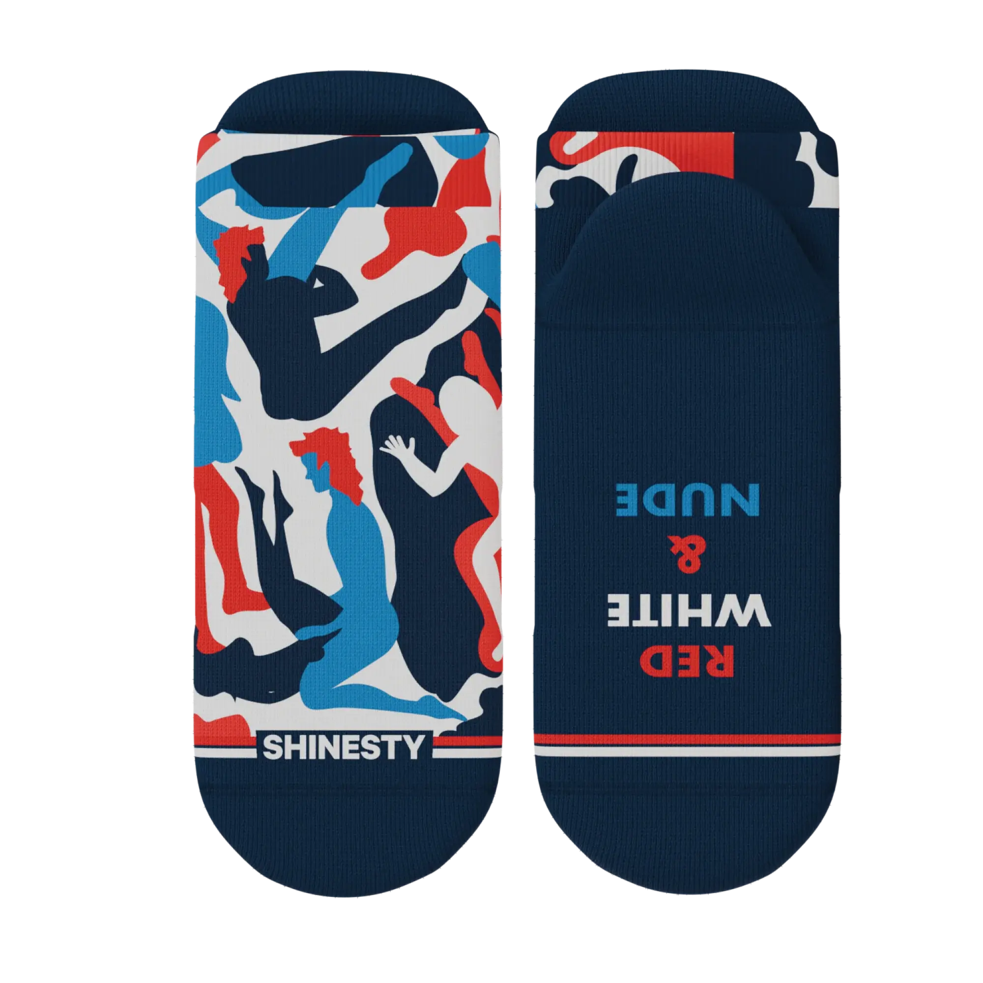 The Grand Finale | USA Camouflage Heel Hammock™ Ankle Socks - Shinesty - Flyclothing LLC