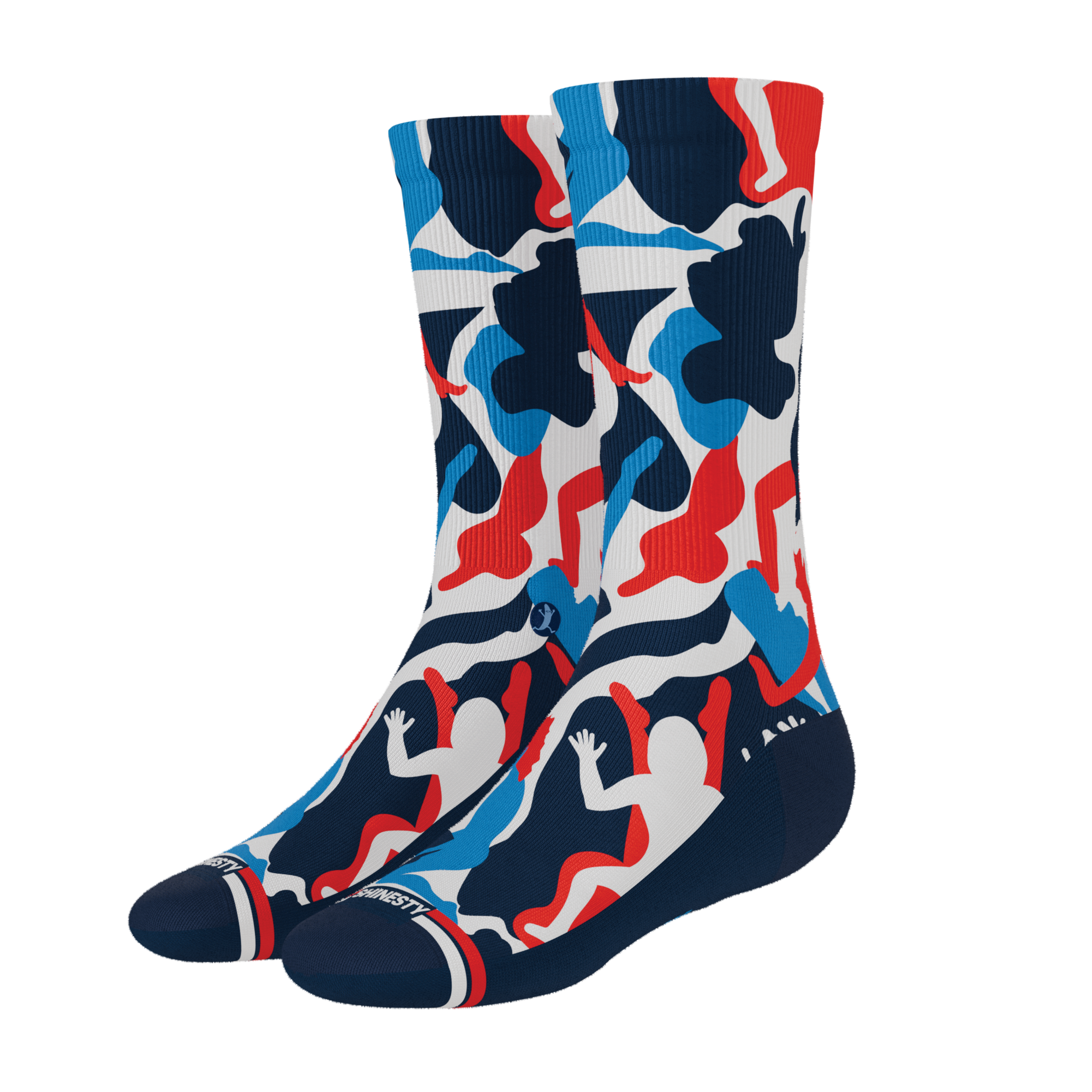 The Grand Finale | USA Camouflage Heel Hammock™ Crew Socks