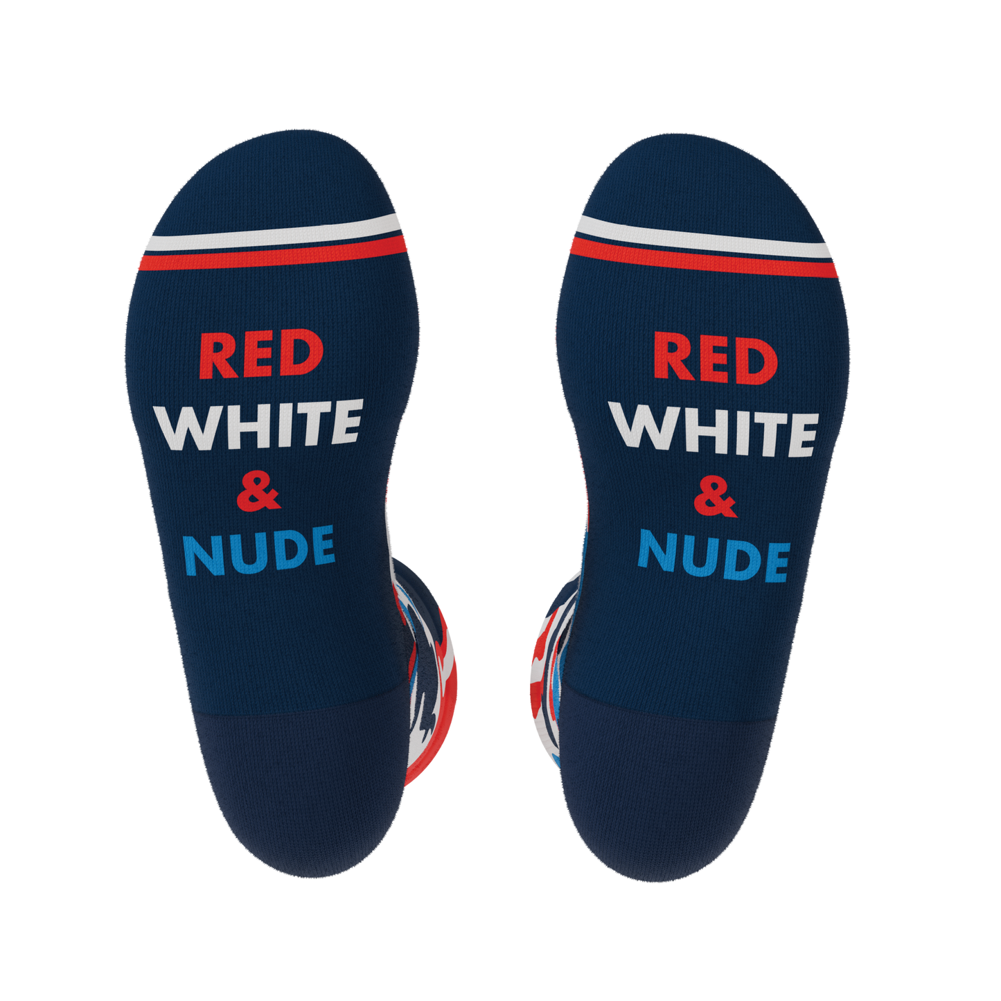 The Grand Finale | USA Camouflage Heel Hammock™ Crew Socks