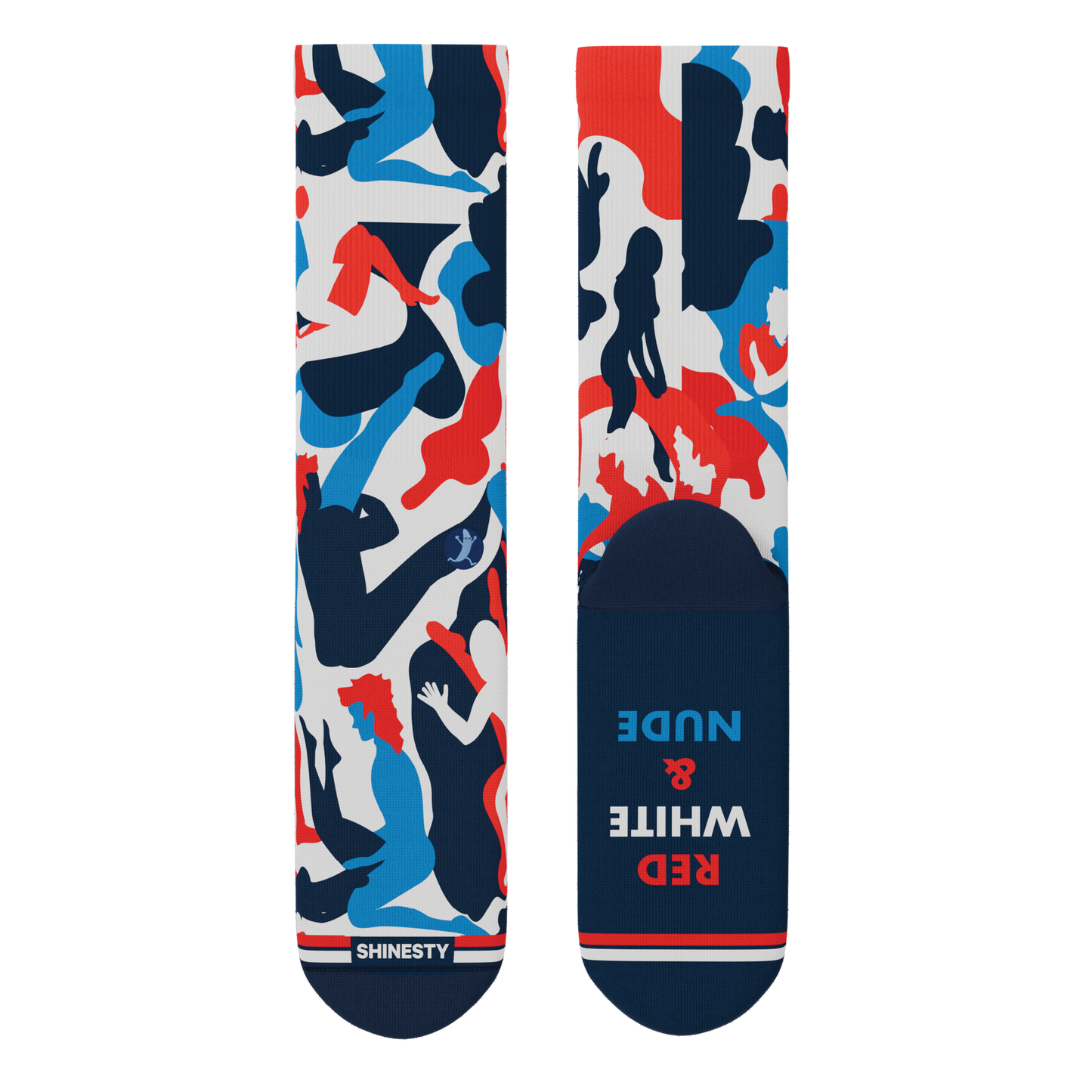 The Grand Finale | USA Camouflage Heel Hammock™ Crew Socks