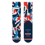 The Grand Finale | USA Camouflage Heel Hammock™ Crew Socks