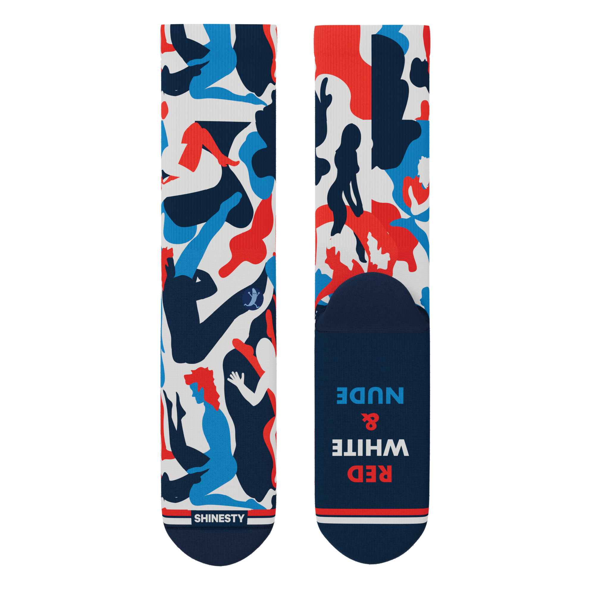 The Grand Finale | USA Camouflage Heel Hammock™ Crew Socks