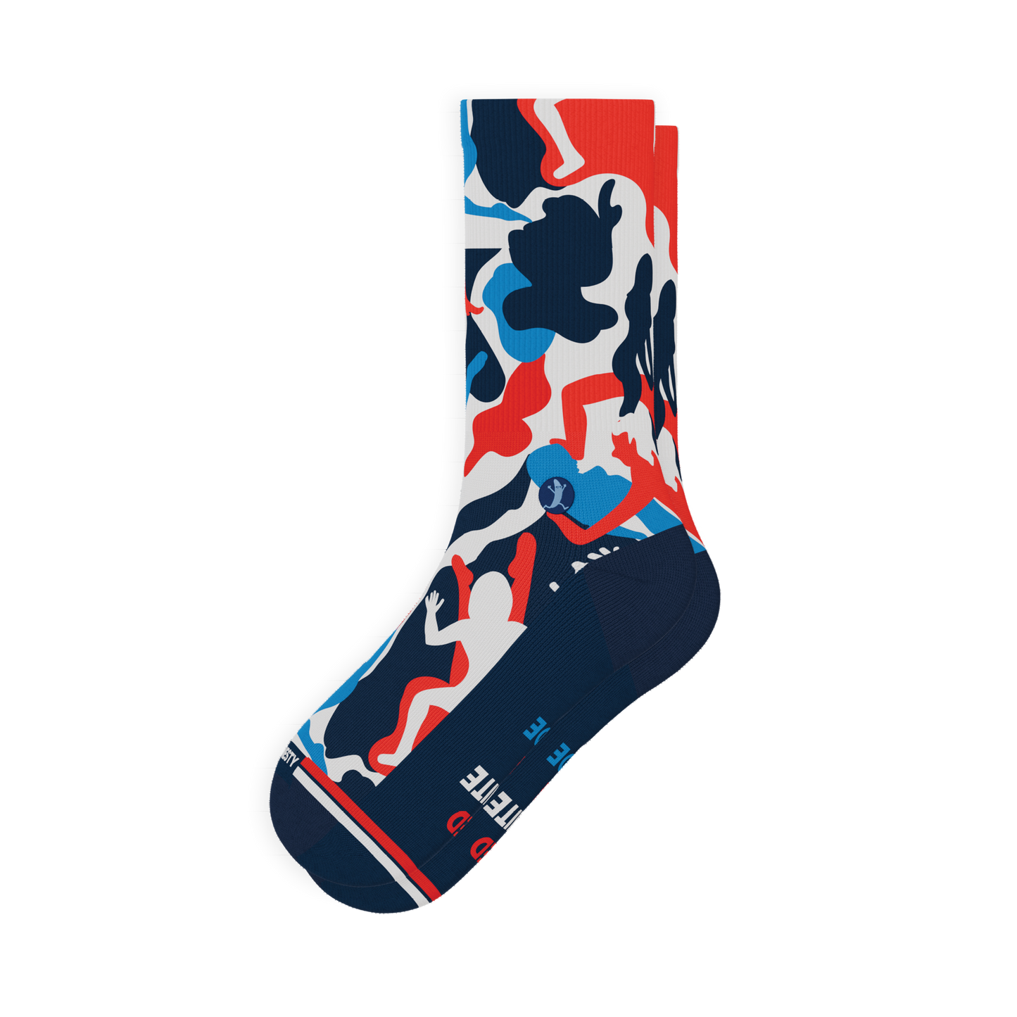 The Grand Finale | USA Camouflage Heel Hammock™ Crew Socks