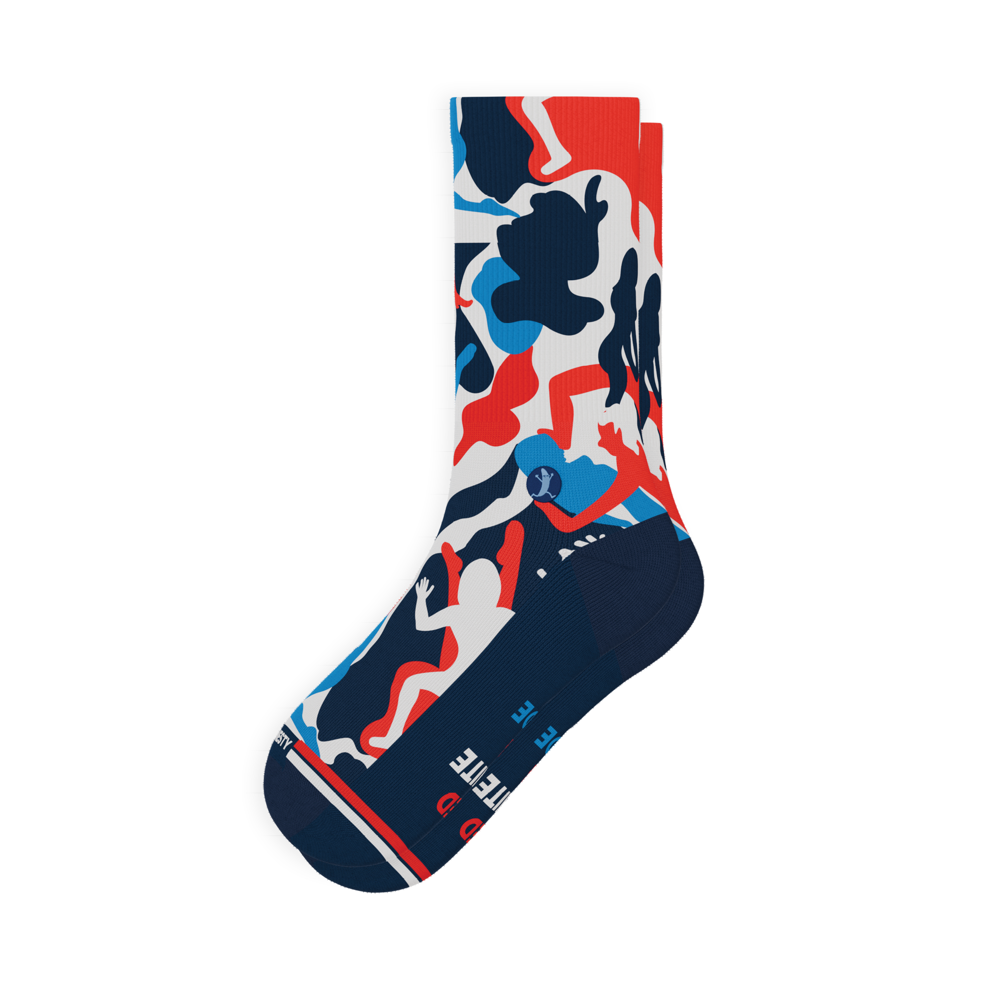The Grand Finale | USA Camouflage Heel Hammock™ Crew Socks