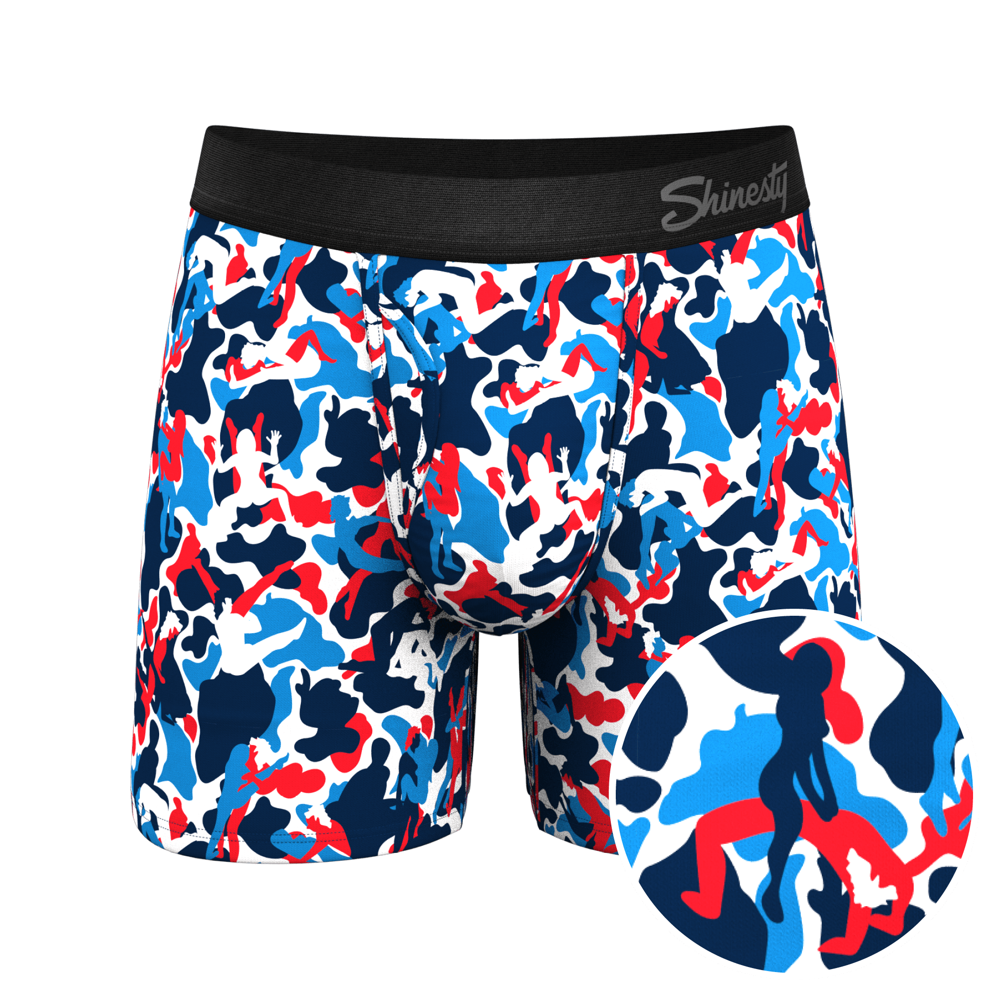 The Grand Finale | USA Camouflage Ball Hammock® Pouch Underwear With Fly - Shinesty