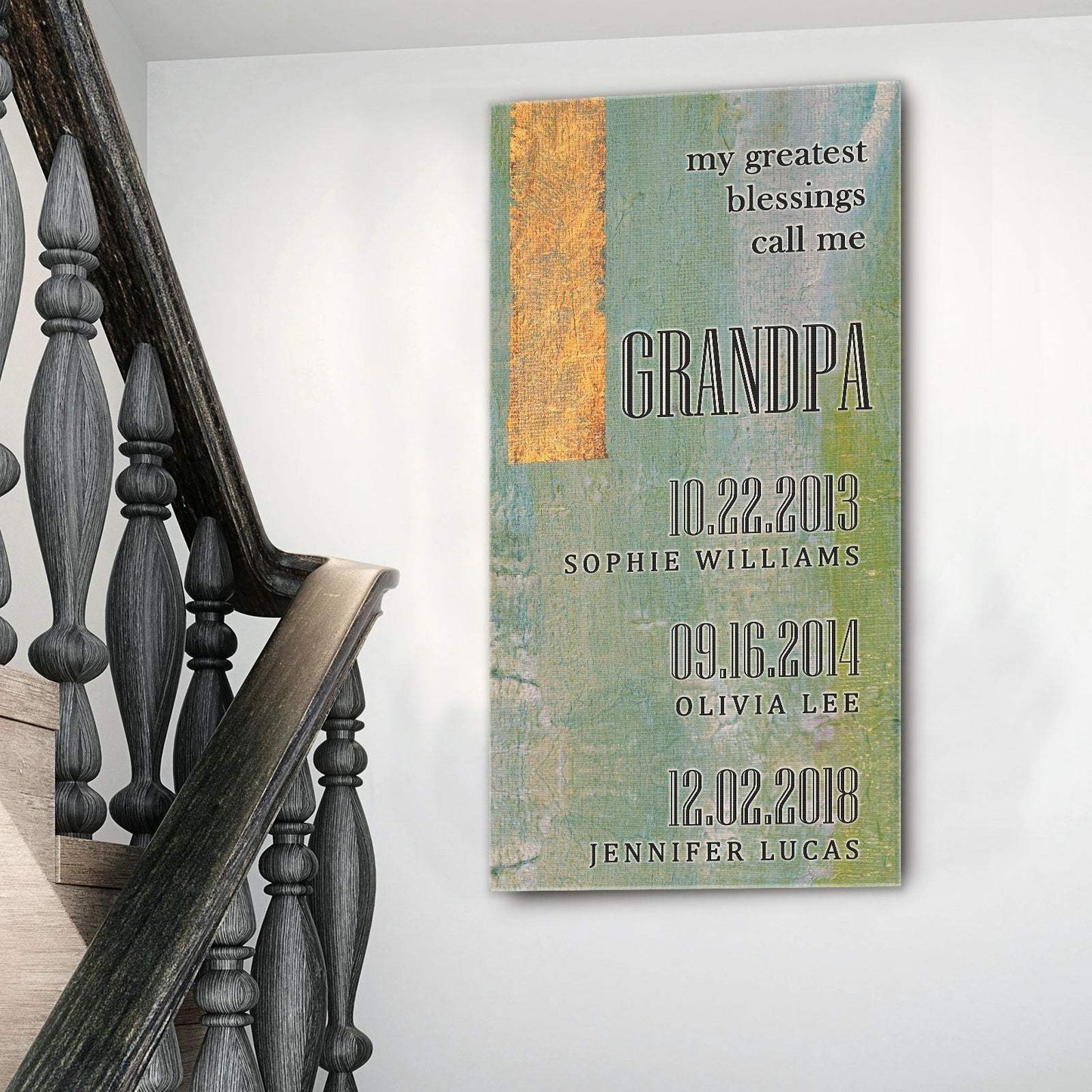 Grandfather's Name Sign - Tailored Canvases - Flyclothing LLC