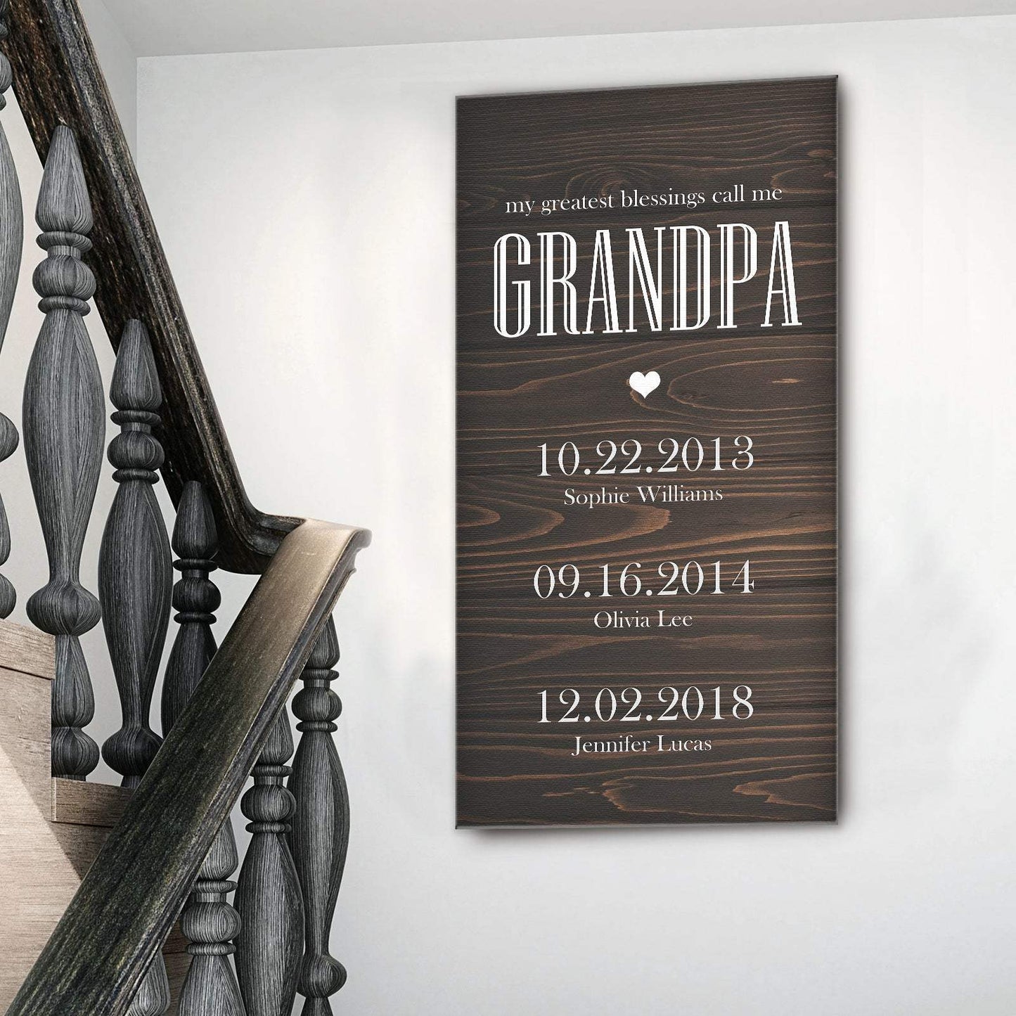 Grandfather's Name Sign - Tailored Canvases - Flyclothing LLC