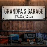 Grandpa's Garage Sign - Tailored Canvases - Flyclothing LLC