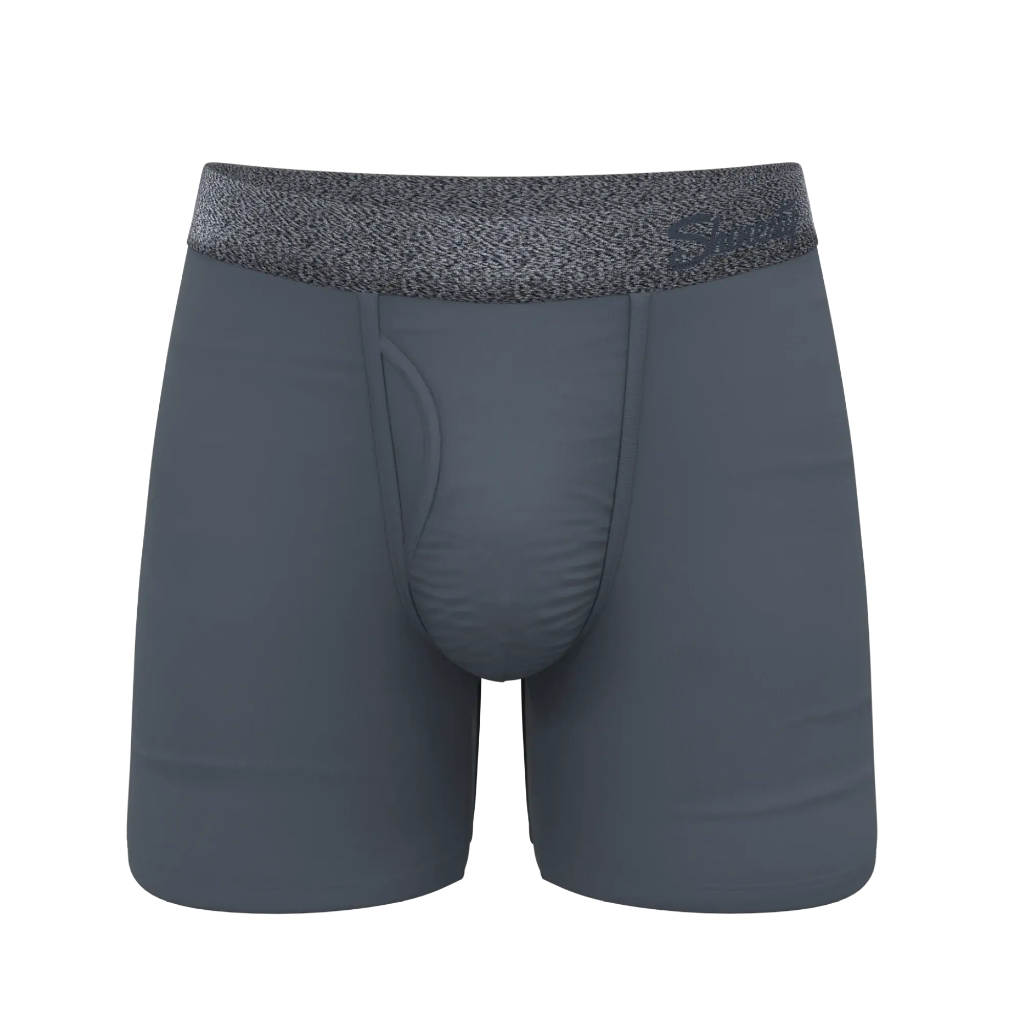 The Graphite | Tonal Grey Ball Hammock® Pouch Underwear With Fly - Shinesty - Flyclothing LLC