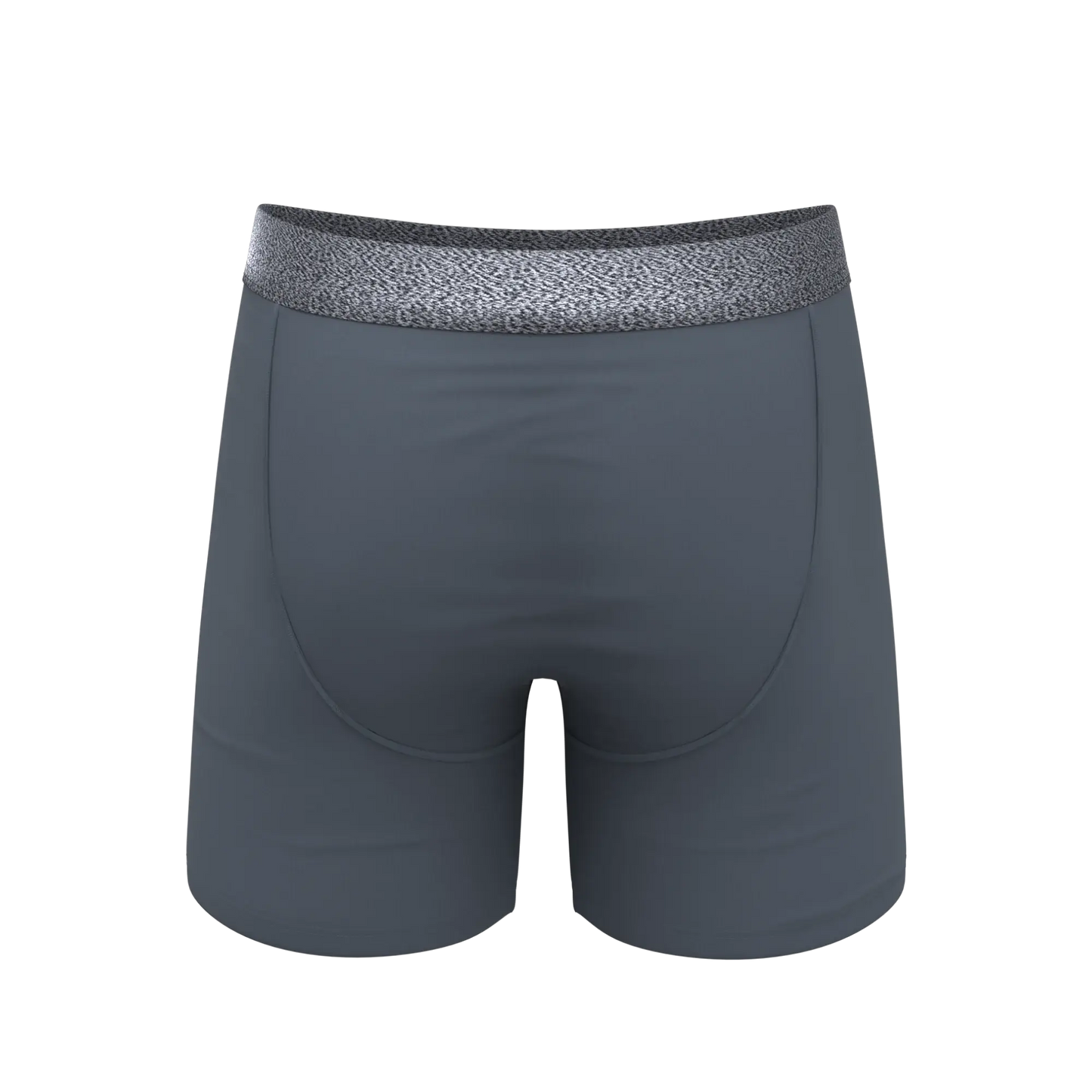 The Graphite | Tonal Grey Ball Hammock® Pouch Underwear With Fly - Shinesty - Flyclothing LLC