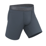 The Graphite | Tonal Grey Long Leg Ball Hammock® Pouch Underwear With Fly - Shinesty - Flyclothing LLC