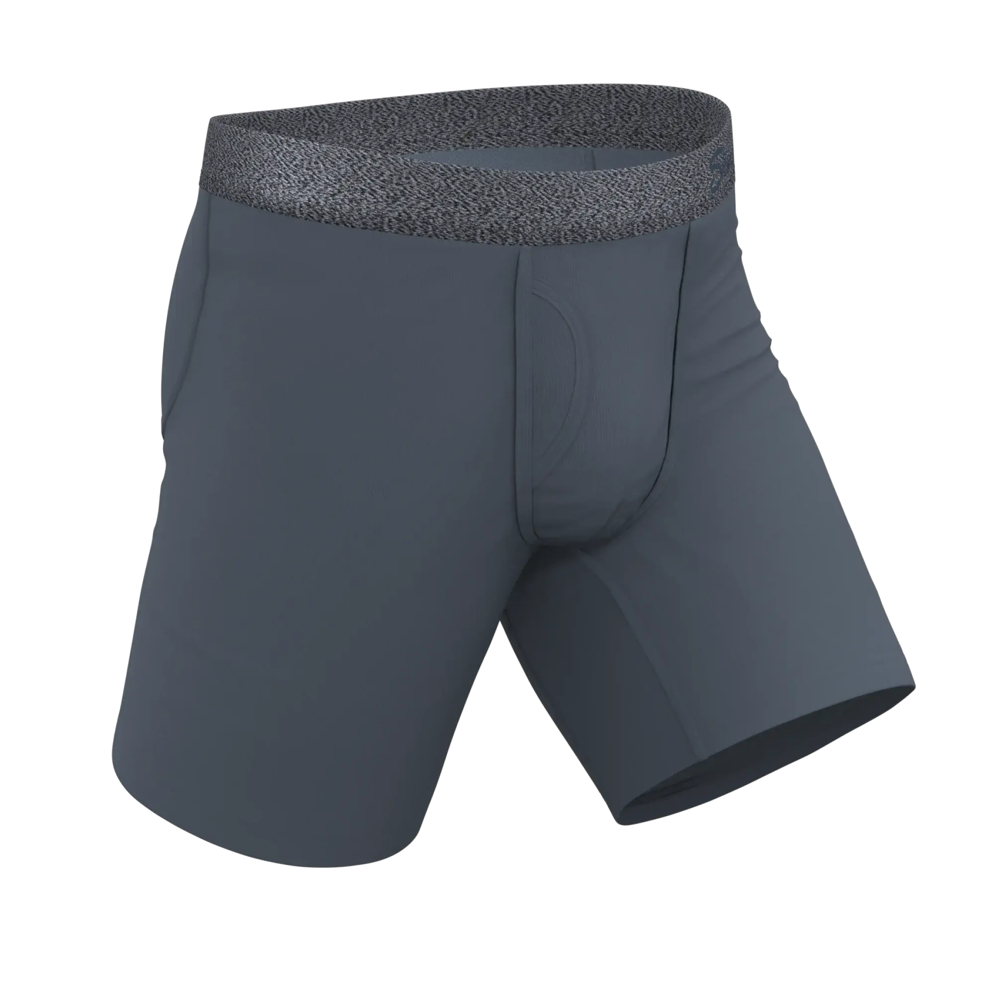 The Graphite | Tonal Grey Long Leg Ball Hammock® Pouch Underwear With Fly - Shinesty - Flyclothing LLC