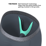 The Graphite | Tonal Grey Long Leg Ball Hammock® Pouch Underwear With Fly - Shinesty - Flyclothing LLC