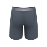 The Graphite | Tonal Grey Long Leg Ball Hammock® Pouch Underwear With Fly - Shinesty - Flyclothing LLC