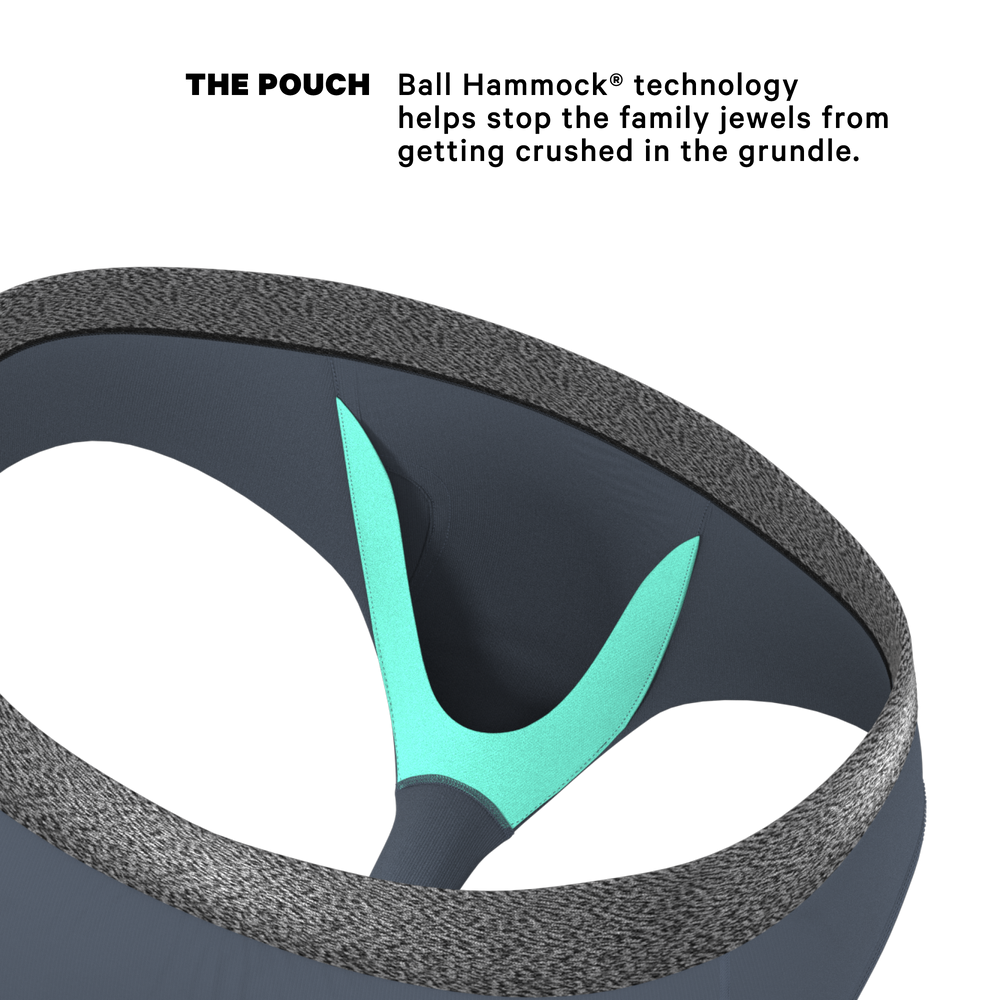 The Graphite | Tonal Grey Ball Hammock® Pouch Underwear Briefs - Shinesty - Flyclothing LLC