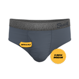 The Graphite | Tonal Grey Ball Hammock® Pouch Underwear Briefs - Shinesty - Flyclothing LLC