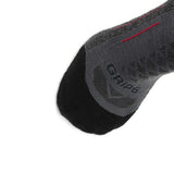 Graphite - Hike Crew Midweight Merino Wool Sock - GRIP6 - Flyclothing LLC