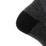 Graphite - Hike Crew Midweight Merino Wool Sock - GRIP6 - Flyclothing LLC