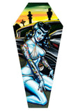 Black Market Art Company Graveyard Girlfriend & Stretched Canvas Coffin Print