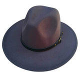 Belt Band Pointed Fedora Hat - Madeline Love - Flyclothing LLC
