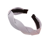 Braided Solid Faux Leather Headband - Madeline Love - Flyclothing LLC