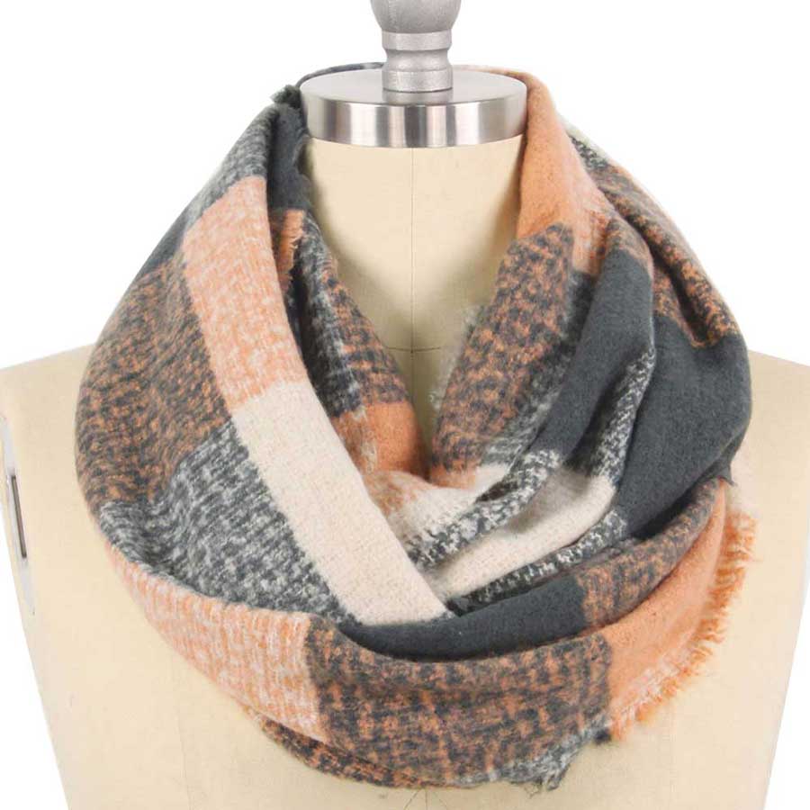 Check Infinity Scarf - Madeline Love - Flyclothing LLC
