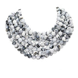 Chunky Multi-Strand Beaded Necklace with Magnetic Clasp - Madeline Love - Flyclothing LLC