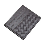 Faux Leather Basket Weave Card Holder Wallet - Madeline Love - Flyclothing LLC