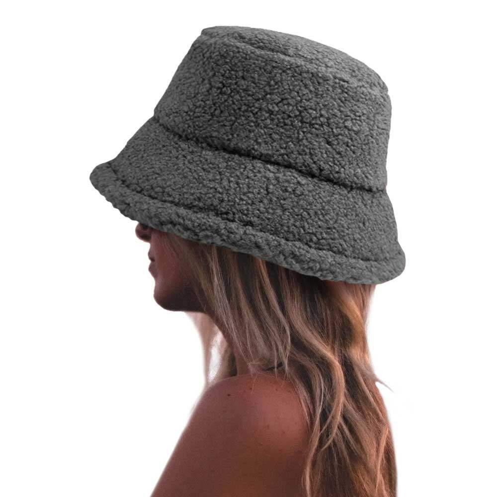 Fluffy Bucket Hat - Madeline Love - Flyclothing LLC