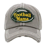 Football Mama Vintage Baseball Cap - Madeline Love - Flyclothing LLC