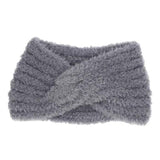 Fuzzy Twisted Headband Earwarmer Earmuff - Madeline Love - Flyclothing LLC