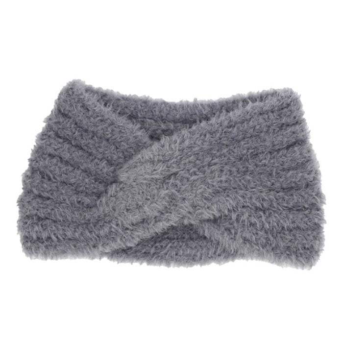 Fuzzy Twisted Headband Earwarmer Earmuff - Madeline Love - Flyclothing LLC