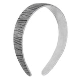 Genuine Leather Zebra Print Headband - Madeline Love - Flyclothing LLC