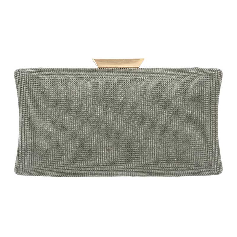 Glittered Rectangle Evening Clutch Crossbody Bag - Madeline Love - Flyclothing LLC