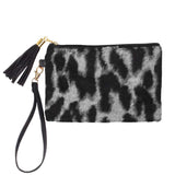Leopard Patterned Wristlet Pouch Bag - Madeline Love - Flyclothing LLC