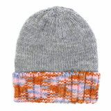 Multi Color Band Fleece Beanie Hats - Madeline Love - Flyclothing LLC