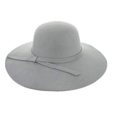 Ribbon Band Pointed Solid Panama Hat - Madeline Love - Flyclothing LLC