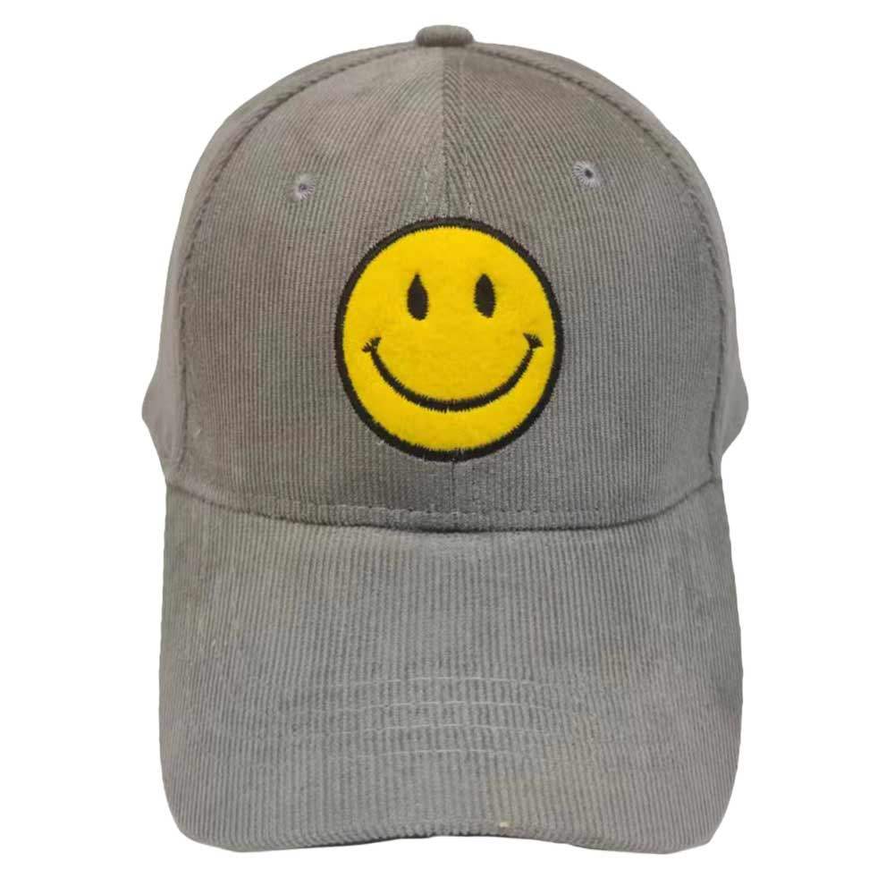 Smile Pointed Corduroy Baseball Cap - Madeline Love - Flyclothing LLC