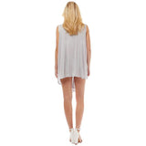 Solid Color Vest Cover Up - Madeline Love - Flyclothing LLC