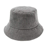 Solid Corduroy Bucket Hat - Madeline Love - Flyclothing LLC
