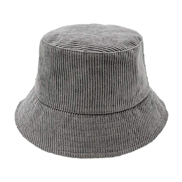 Solid Corduroy Bucket Hat - Madeline Love - Flyclothing LLC