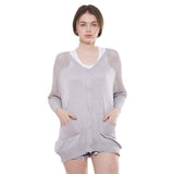 Solid Pockets in Front Cardigan - Madeline Love - Flyclothing LLC