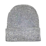 Studded Solid Knit Beanie Hat - Madeline Love - Flyclothing LLC