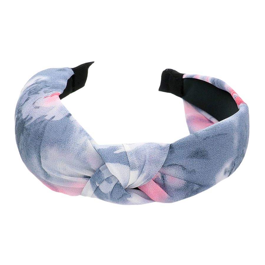 Tie Dye Knot Burnout Headband - Madeline Love - Flyclothing LLC