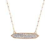 Trendy Patterned Hexagon Pendant Necklace - Madeline Love - Flyclothing LLC