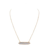 Trendy Patterned Hexagon Pendant Necklace - Madeline Love - Flyclothing LLC