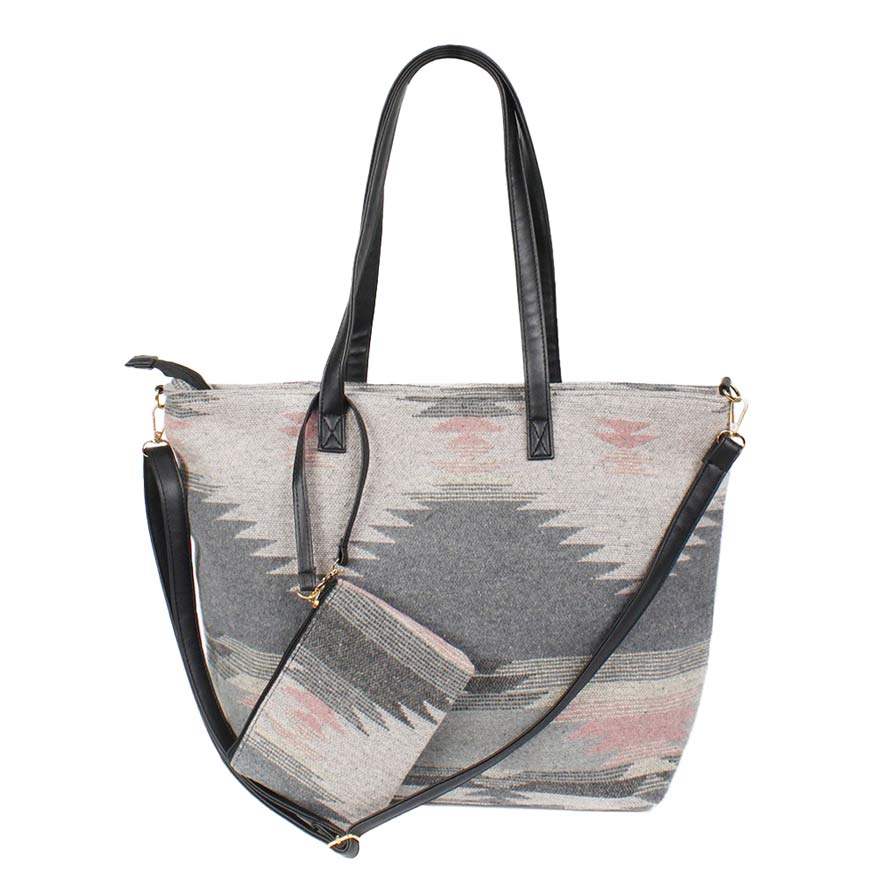 Western Weekend Tote Bag With Pouch - Madeline Love - Flyclothing LLC