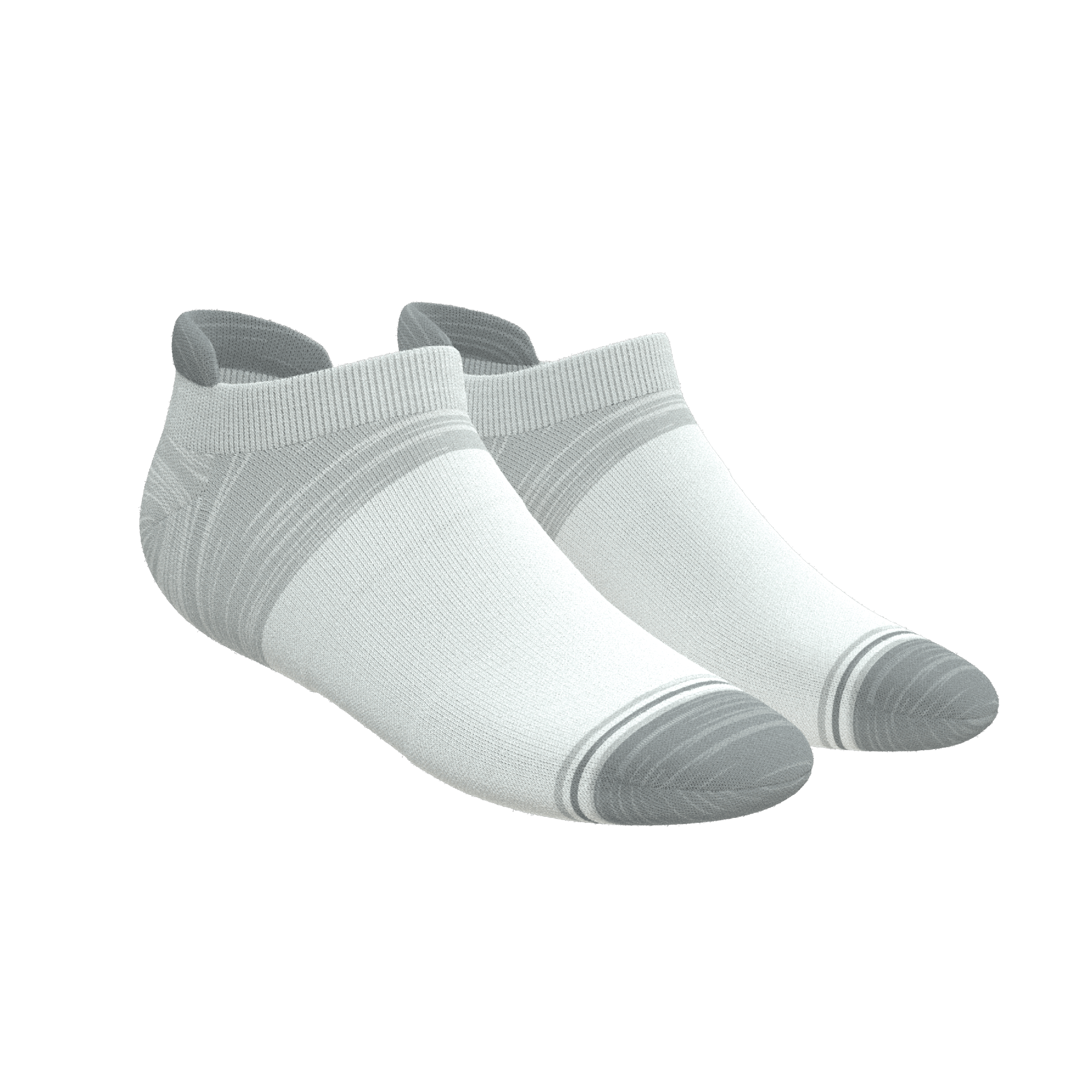 The Gray Matter | Tri Color Block Heel Hammock™ Ankle Socks - Shinesty