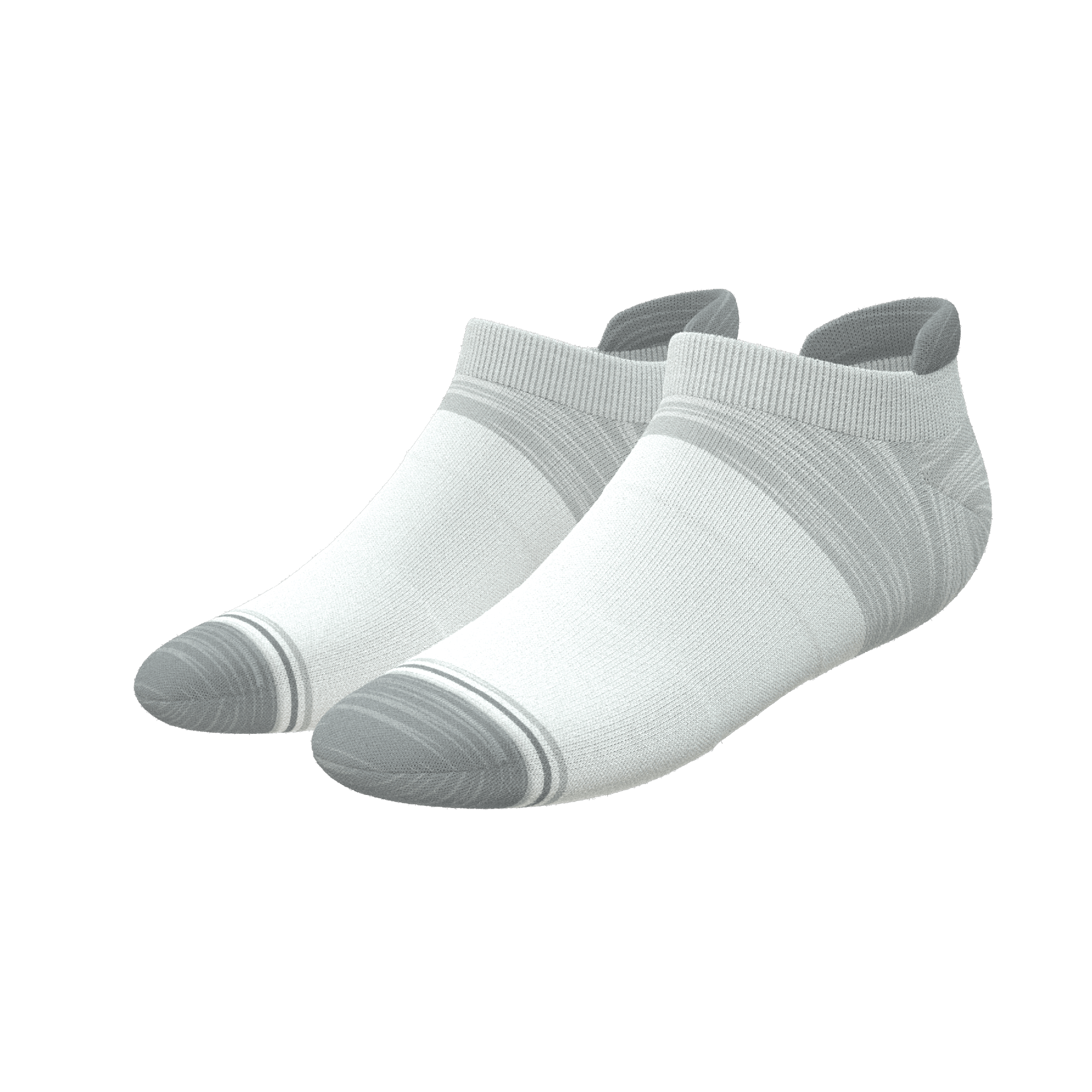 The Gray Matter | Tri Color Block Heel Hammock™ Ankle Socks - Shinesty