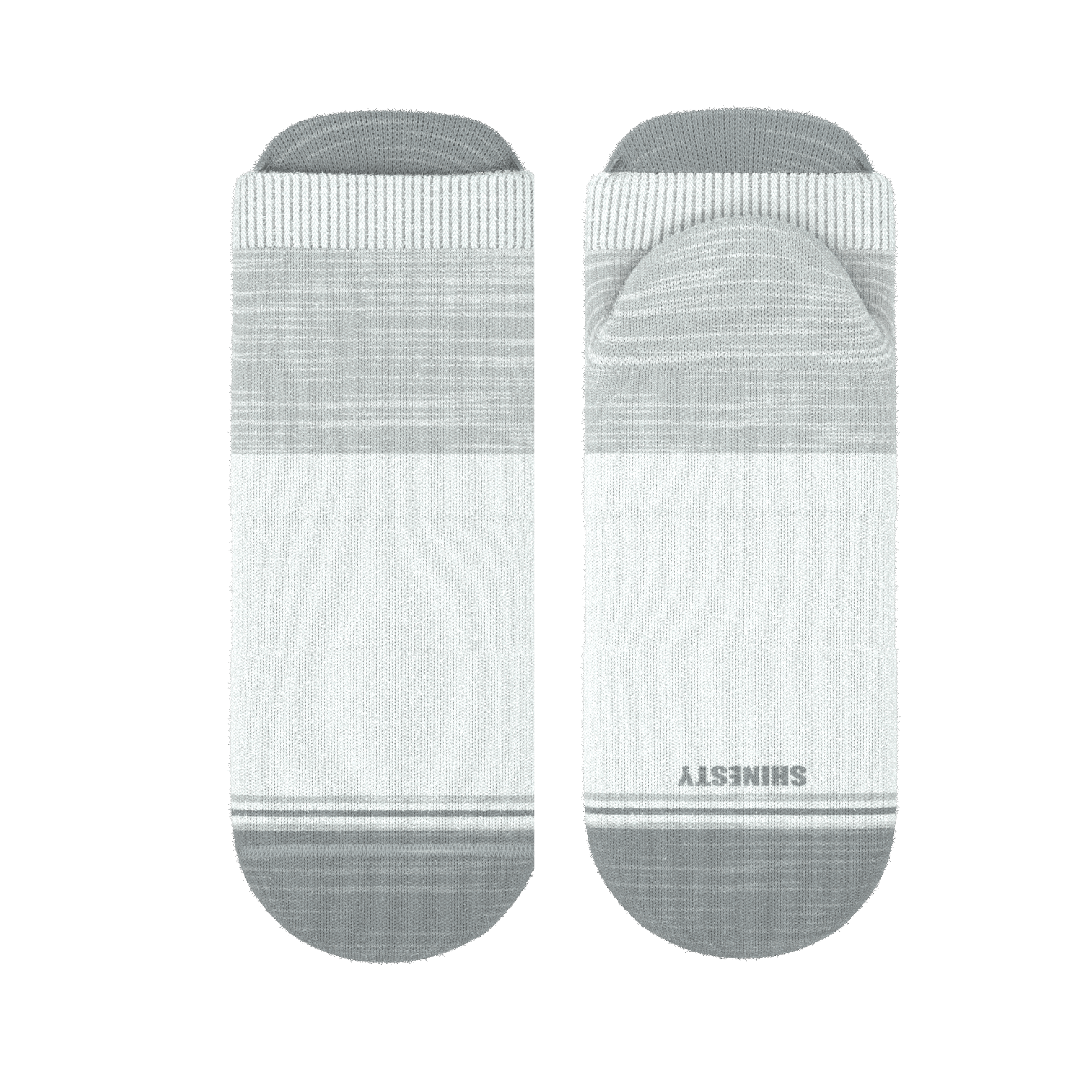 The Gray Matter | Tri Color Block Heel Hammock™ Ankle Socks - Shinesty